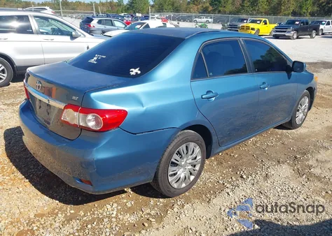 2013 Toyota Corolla Le z USA, uszkodzony, nr VIN 5YFBU4EE2DP208661